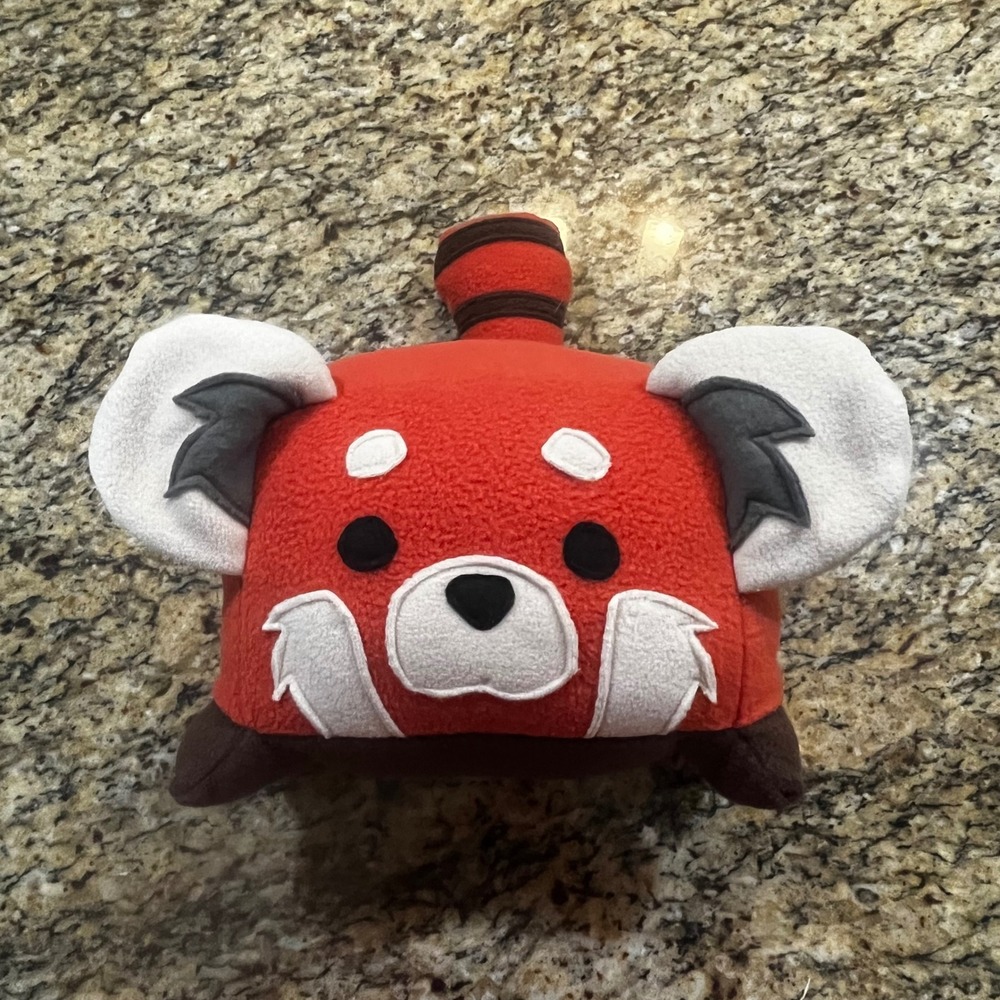 Red Panda Plush Pillow Soft Fleece Stuffed Animal Orange White Brown 12‎ Inch